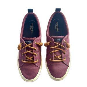 Sperry Top-Sider Women’s Boat Shoes | Burgundy Tan | Classic Slip-On Loafers